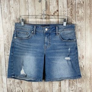 Lucky Brand The Roll Up Distressed Shorts Sz 27